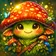 A vibrant and expressive cartoon parrot with bold, multicolored feathers posing as a friendly avatar.